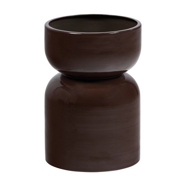 Vaso per fiori in metallo ø 28 cm Toval – WOOOD-image-3