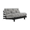 Divano letto grigio 140 cm Roots Black Night - Karup Design