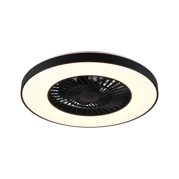 Plafoniera LED nera opaca Halmstad – Trio-image-3