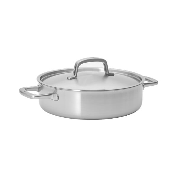 Padella in acciaio inox con coperchio ø 28 cm tegame Lucca 3.0 – FABINI