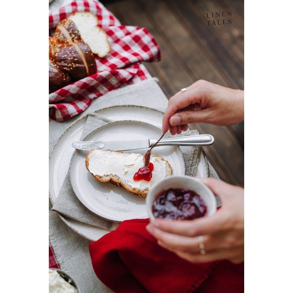 Tovaglioli in lino in set da 2 Red Gingham - Linen Tales-image-4
