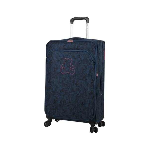 Lulucastagnette Orsacchiotto blu, bagaglio a 4 ruote, 71 l - LULUCASTAGNETTE-image-1