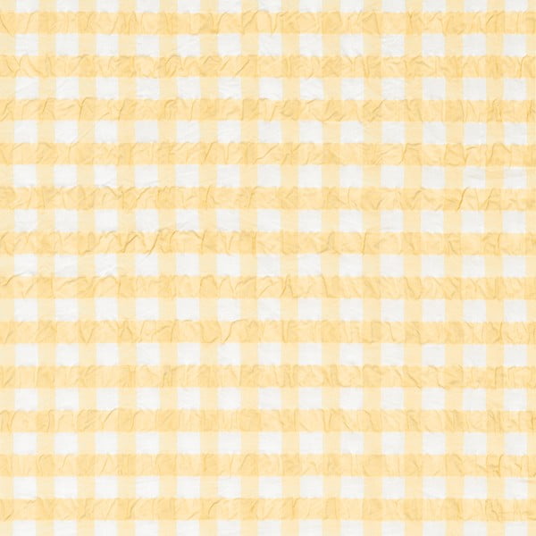 Biancheria da letto in crêpe giallo e bianco per letto singolo 140x200 cm Bæk&Bølge - JUNA-image-2