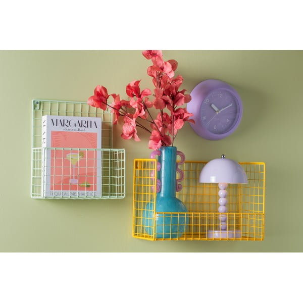 Mensola gialla in acciaio 40 cm Reja – PT LIVING-image-1