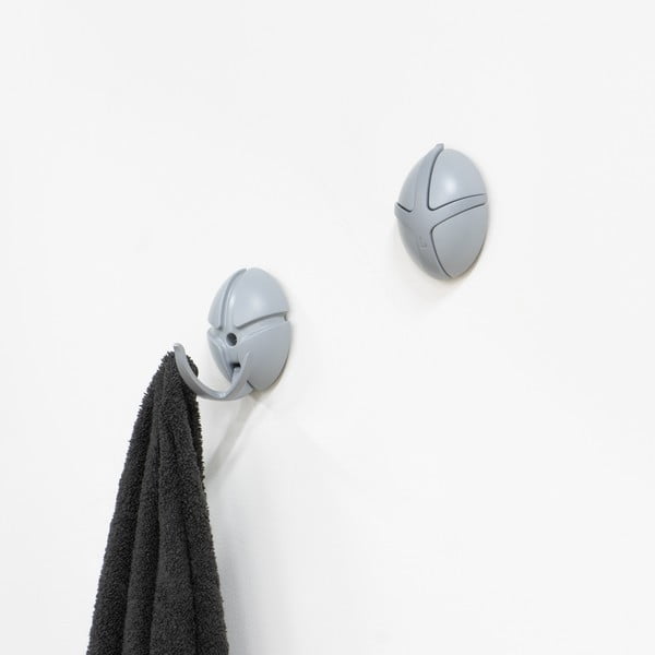 Gancio da parete grigio Tick - Spinder Design-image-3