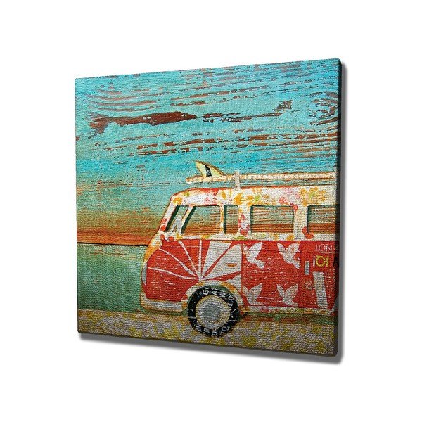 Pittura murale su tela Van, 45 x 45 cm - Vega