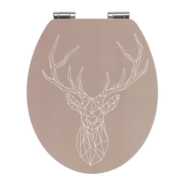 Sedile per wc in bambù e cartone, 44 x 37,5 cm Stag - Wenko