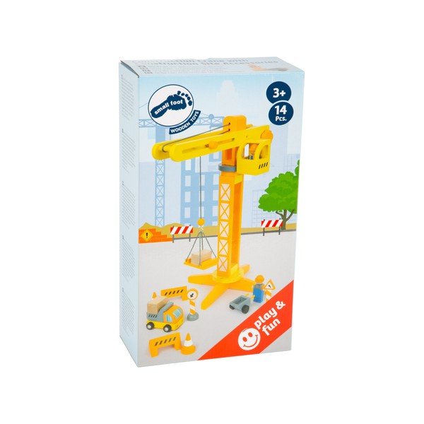 Gru da costruzione in legno per bambini - Legler-image-4