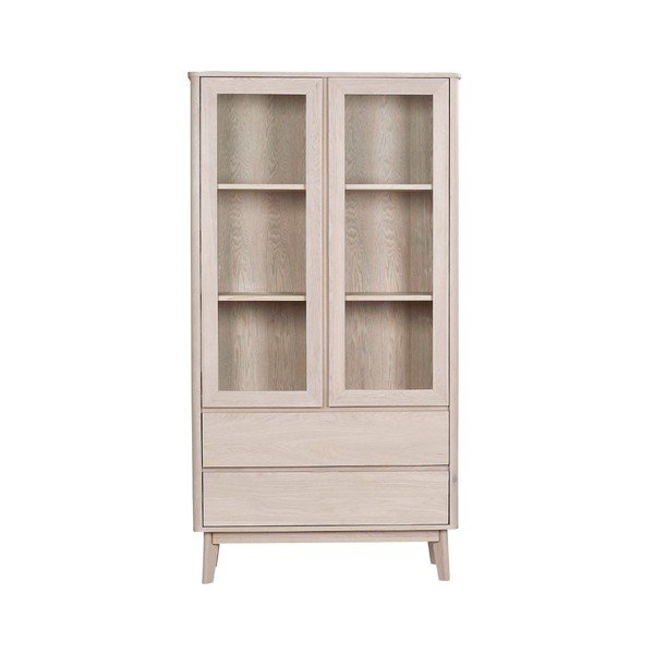 Vetrina in legno di rovere sbiancato YuRAi - Rowico-image-1