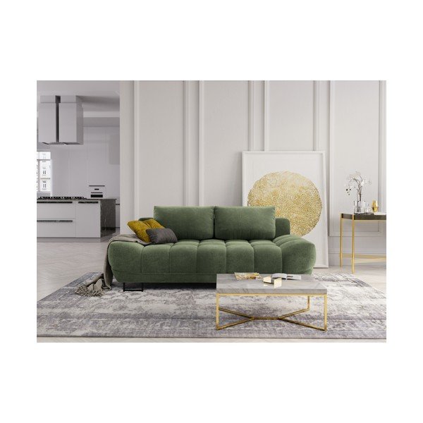 Divano letto verde a tre posti Cumulus - Windsor & Co Sofas-image-1