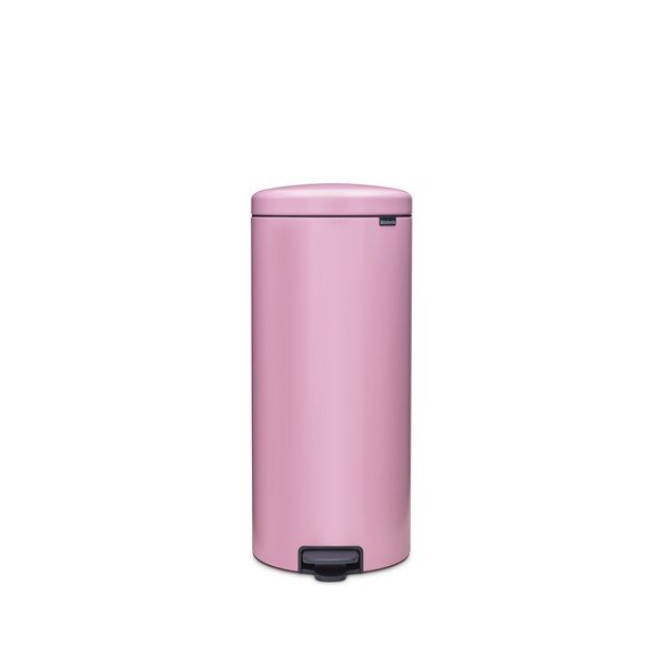 Cestino per la spazzatura rosa in acciaio con pedale 30 l NewIcon – Brabantia
