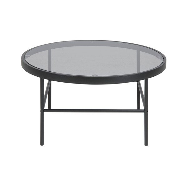 Tavolino rotondo nero ø 80 cm Hoya - Actona-image-2