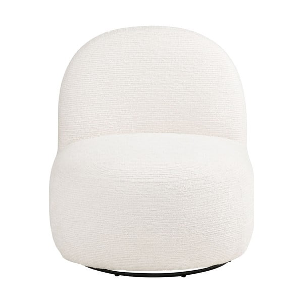 Poltrona color crema girevole Milo – House Nordic-image-2