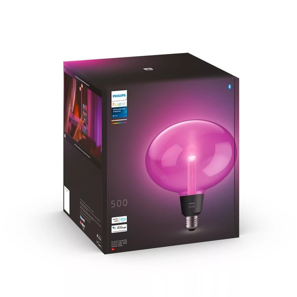 Lampadina smart decorativa E27, 6,5 W LG Ellipse - Philips Hue-image-1