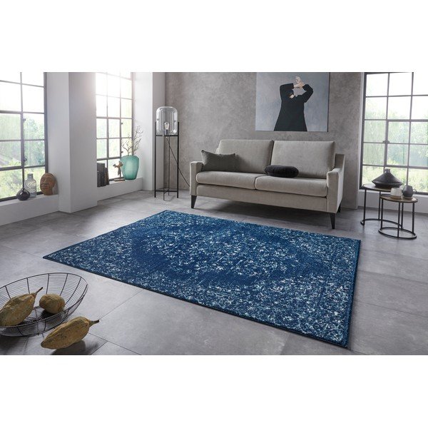 Tappeto blu scuro , 80 x 150 cm Pandeh - Nouristan-image-1