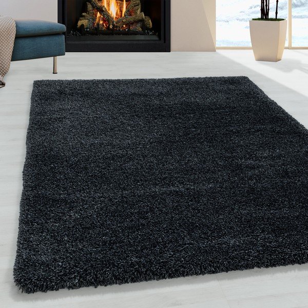 Tappeto color antracite 200x290 cm Fluffy – Ayyildiz Carpets-image-1