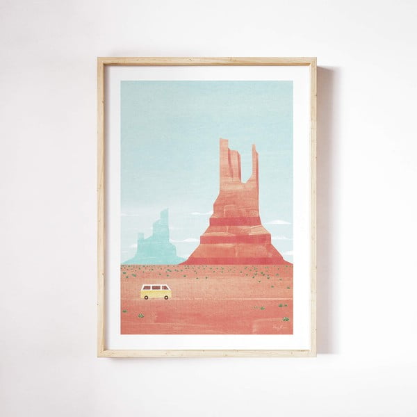 Poster 30x40 cm Monument Valley – Travelposter-image-2