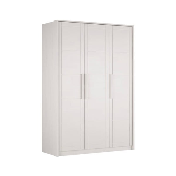 Armadio bianco in faggio massiccio 154x220 cm Timo – Olivia Living