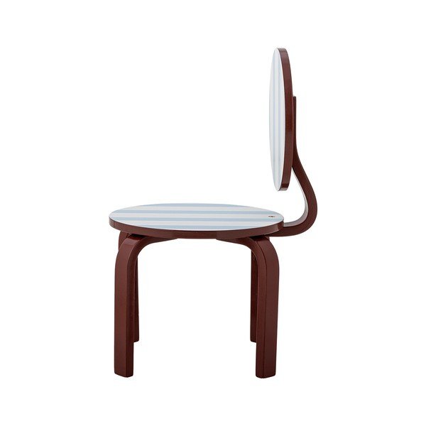 Sedia per bambini burgundy/azzurra Liova – Bloomingville Mini-image-2