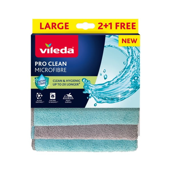 Set di panni per pulire in microfibra 6 pz Pro Clean – Vileda