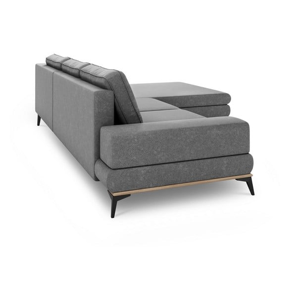Divano letto grigio ad angolo, angolo destro Planet - Windsor & Co Sofas-image-4