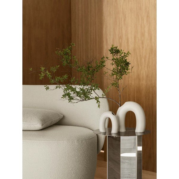 Vaso color crema in ceramica (altezza totale 12 cm) Kagetsu – Blomus-image-1