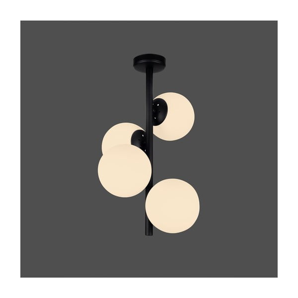 Apparecchio a sospensione nero, altezza 53 cm Owl - Squid Lighting-image-1