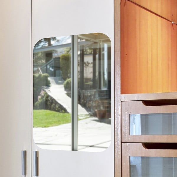 Adesivo a specchio Rettangolo, 42 x 27 cm - Ambiance-image-2