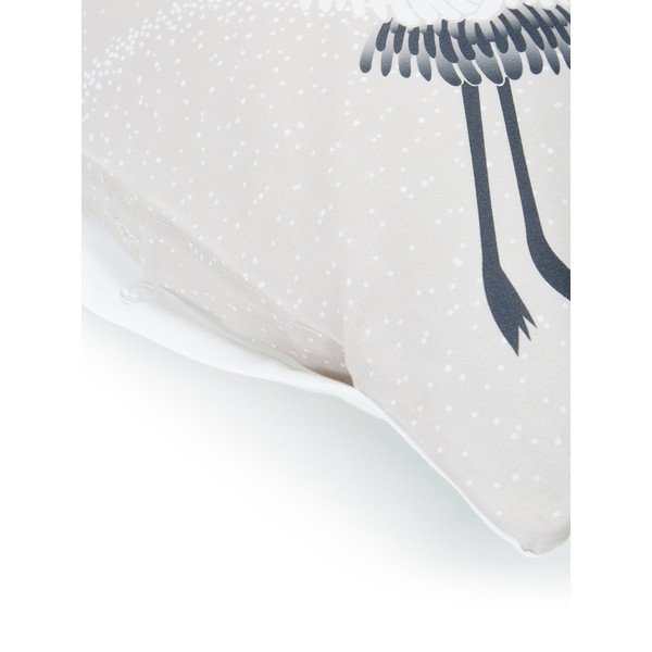 Biancheria da letto singola in cotone sateen bianco e beige , 135 x 200 cm Yuma - Westwing Collection-image-4
