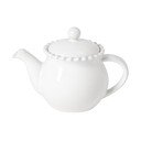 Teiera bianca in gres con filtro 500 ml Pearl – Costa Nova