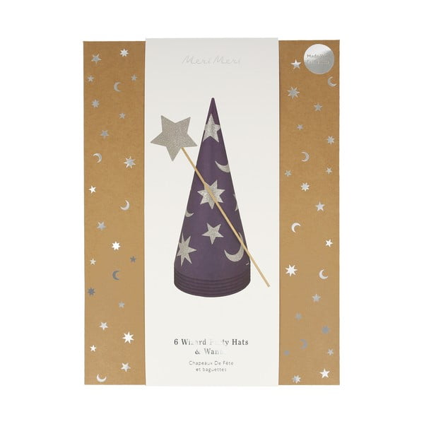 Cappelli da festa in set da 6 Wizard - Meri Meri-image-3
