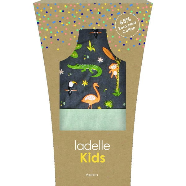 Grembiule da bambino in cotone Jungle - Ladelle-image-1