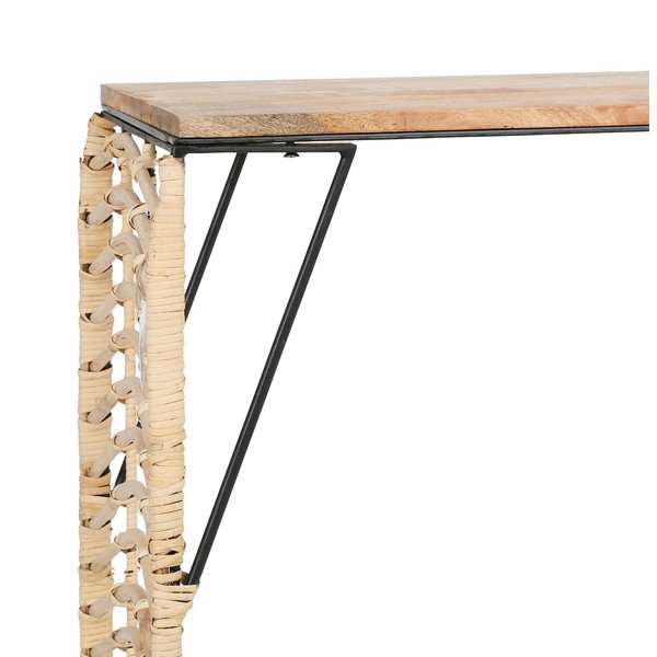 Consolle in colore naturale 30x103 cm Monarque - Jardin d'Ulysse-image-4