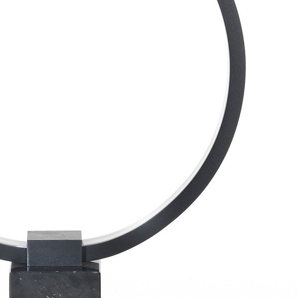 Lampada da tavolo nera, altezza 37 cm Ring - Tomasucci-image-2