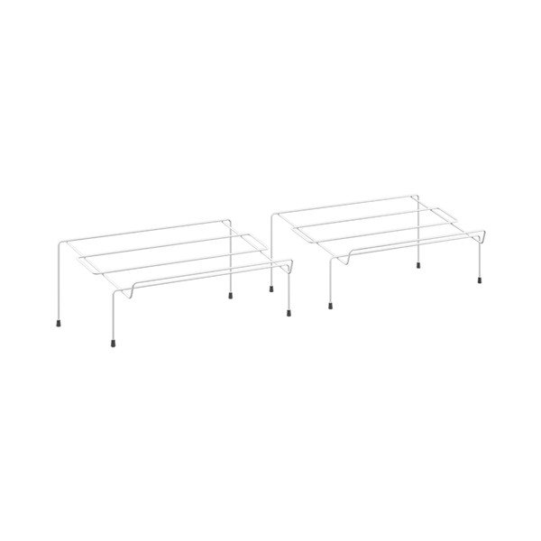 Set di 2 portascarpe in acciaio inox bianco Cipok - Metaltex-image-4