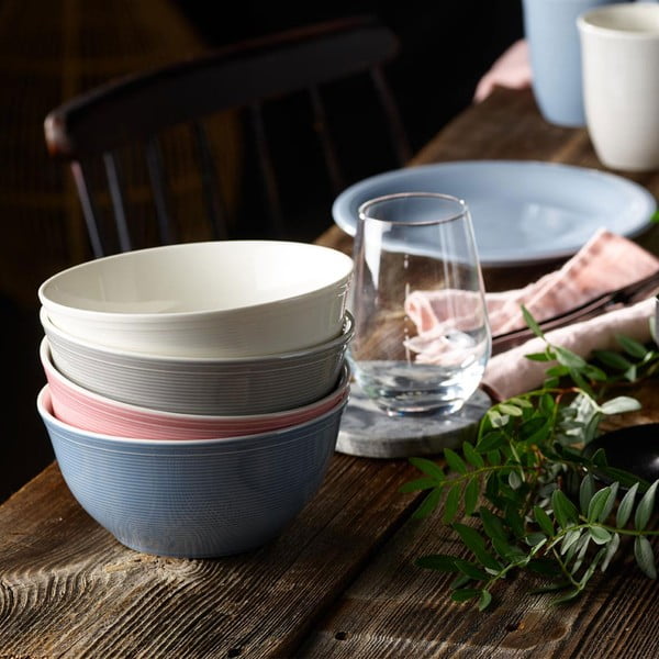 Ciotola in porcellana bianca e blu Villeroy & Boch , 750 ml Like Color Loop - like | Villeroy & Boch-image-3