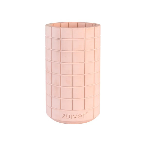 Vaso in cemento rosa chiaro Fajen - Zuiver
