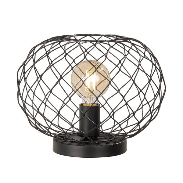 Lampada da tavolo nera Justin - Fischer & Honsel