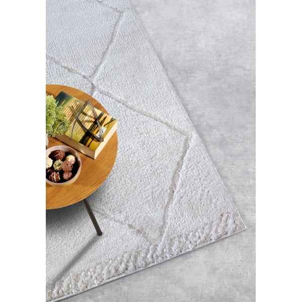 Tappeto color crema 80x120 cm Perrotin Cream White - Elle Decoration-image-2