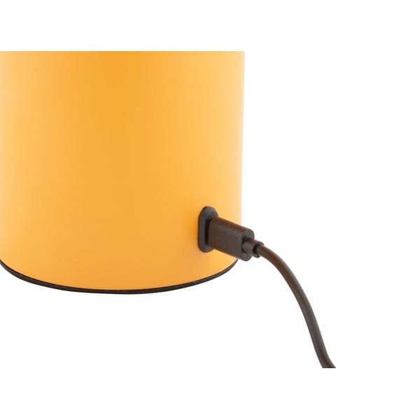 Lampada da tavolo dimmerabile a LED gialla con paralume in metallo/con paralume in vetro (altezza 29,5 cm) Camp - Leitmotiv-image-3