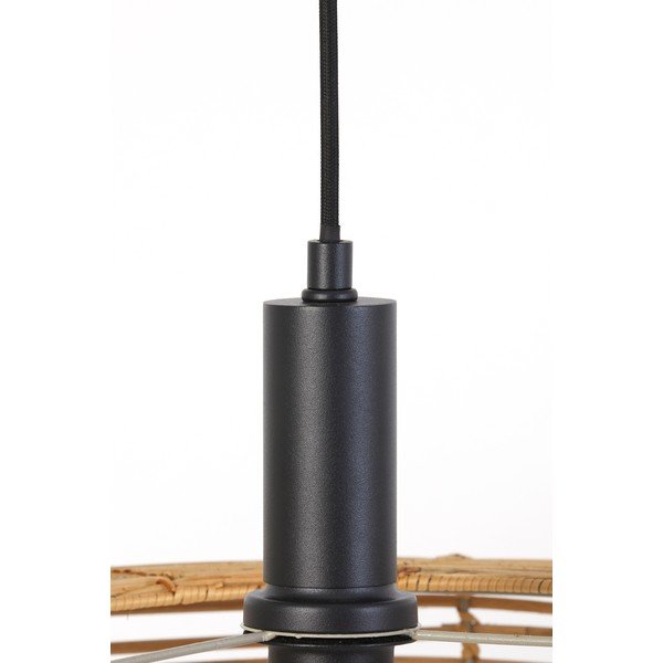 Lampada da soffitto in colore naturale con paralume in rattan ø 50 cm Milan - Light & Living-image-4