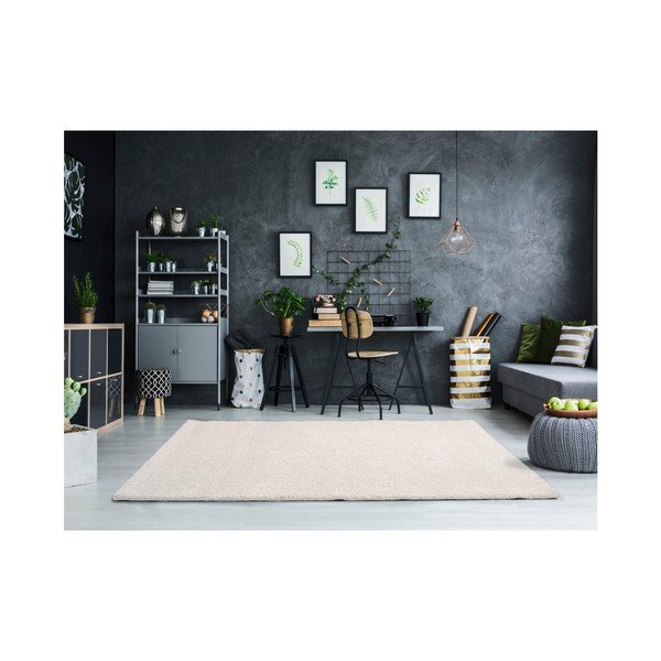 Tappeto Khitan Liso Bianco, 133 x 190 cm - Universal-image-2