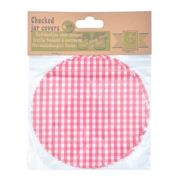 Dekorační látka na víčka sklenice Esschert Design Farma