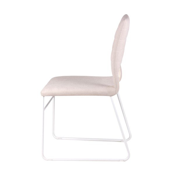 Set di 4 sedie da pranzo Nessa rosa chiaro - sømcasa-image-2