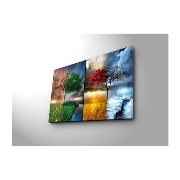 Pittura su tela Stagioni, 70 x 45 cm - Wallity-image-1
