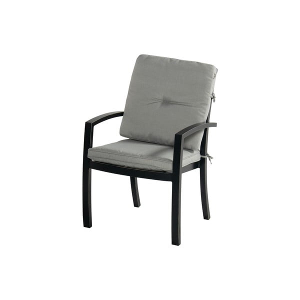 Sedia da esterno grigia in metallo Rosario – Hartman
