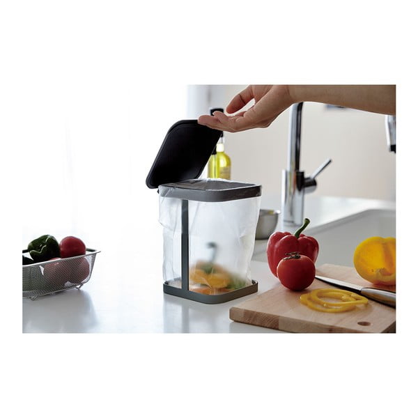 Supporto nero per borse Tower - YAMAZAKI-image-4