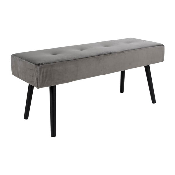 Panchina in velluto grigio Skiby - Bonami Essentials-image-2