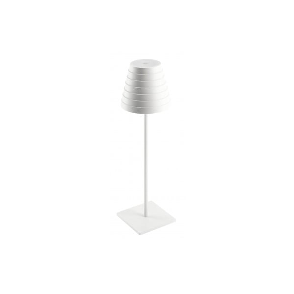 Lampada da tavolo a LED bianca (altezza 37 cm) Fizzi - GTV