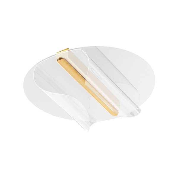 Plafoniera LED dorata in alluminio con intensità regolabile 55x45 cm Valentin – Nova Luce